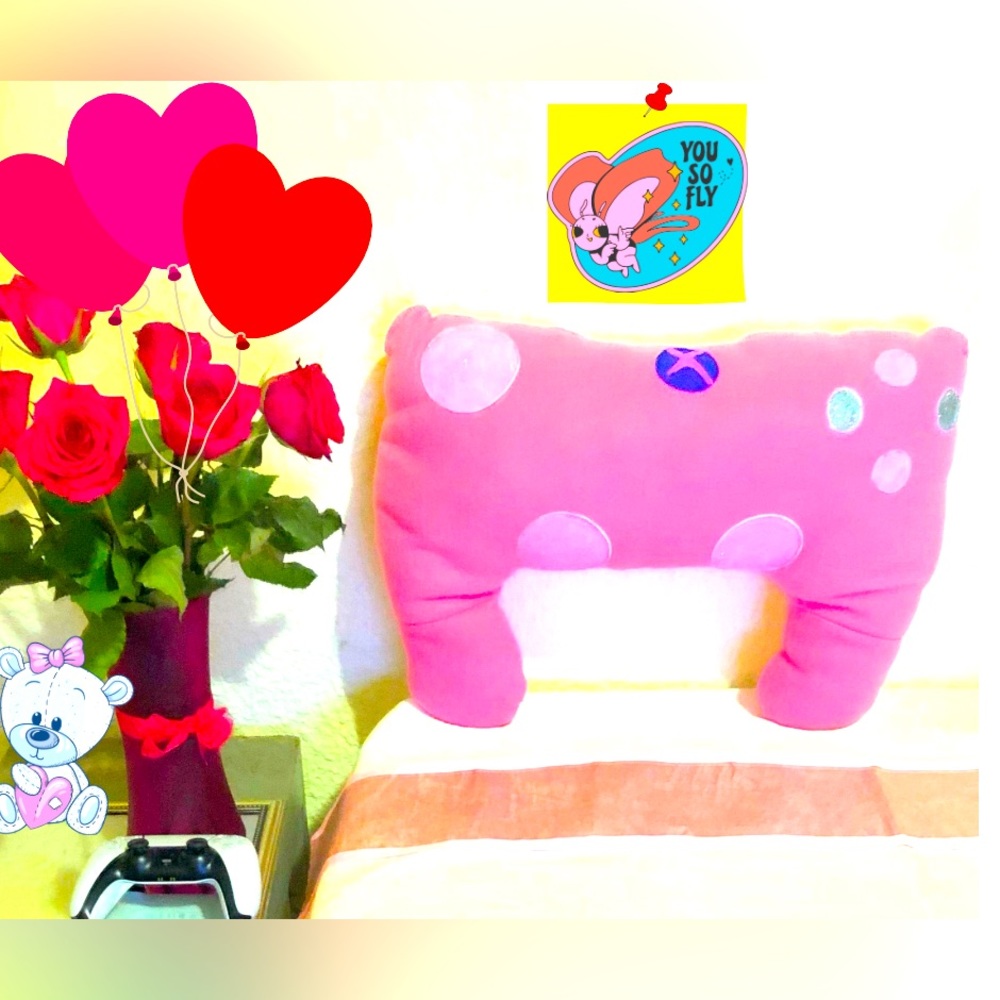 Game controler pillow 18 in wide